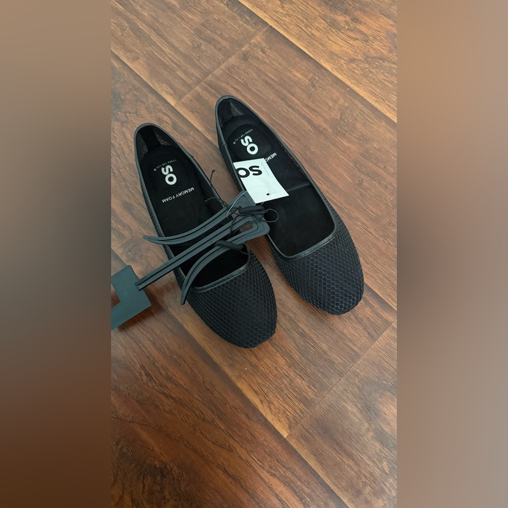 SO Black Textured Women's Slip-On Loafers